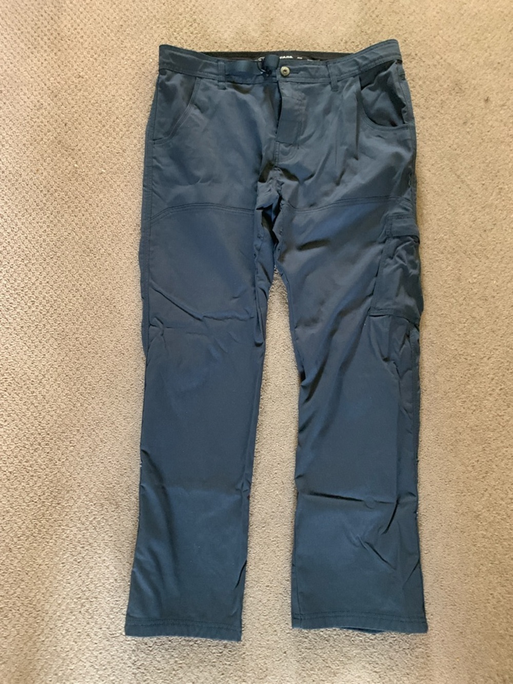 Men's Prana Stretch Zion Navy Blue Pant
